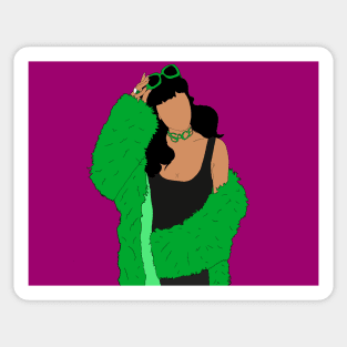 Rihanna Fan Art Illustration Sticker